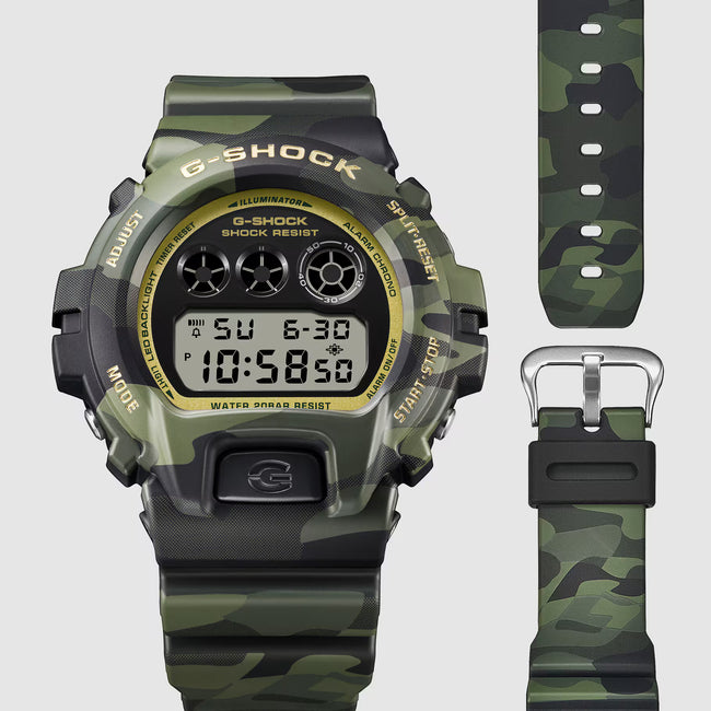 G-Shock DW6900CMG-3 Watch - Camouflage