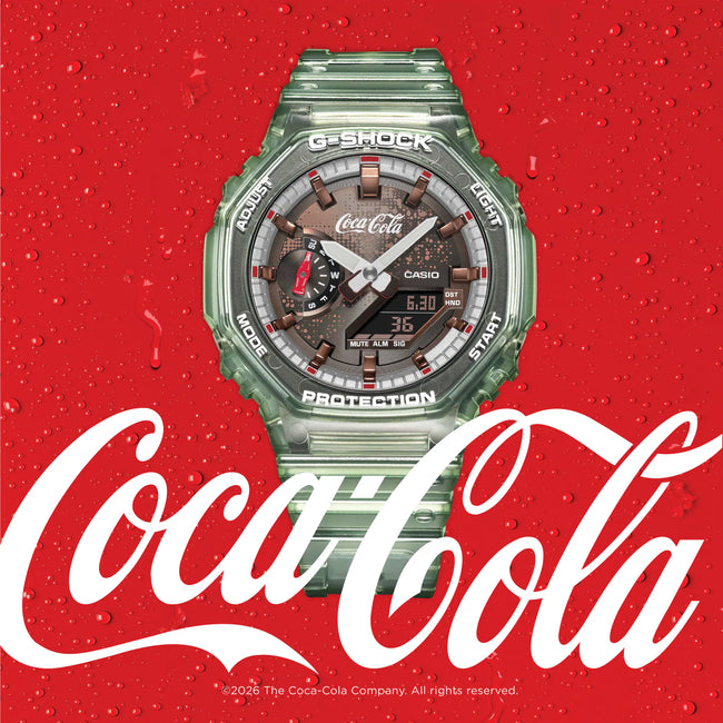 G-Shock Coca-Cola® GA2100CC-3A Watch - Clear