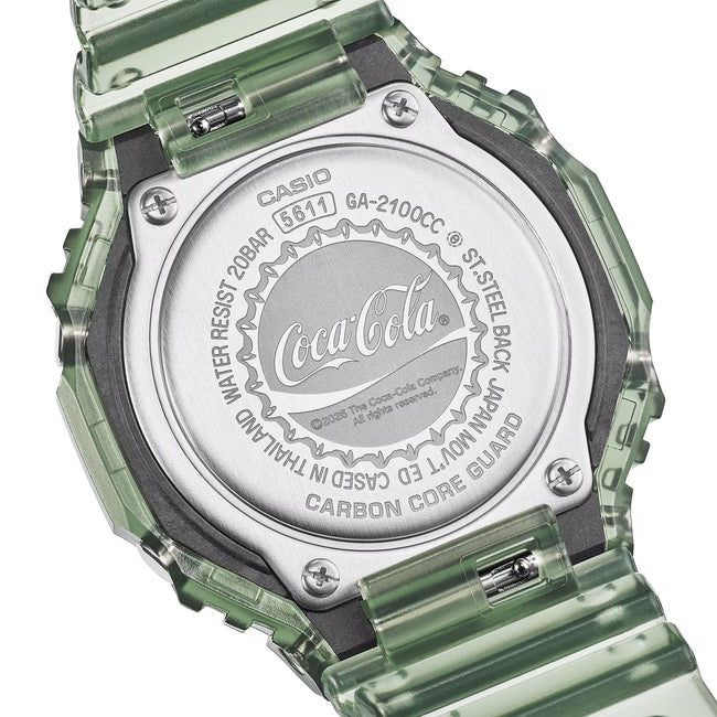 G-Shock Coca-Cola® GA2100CC-3A Watch - Clear