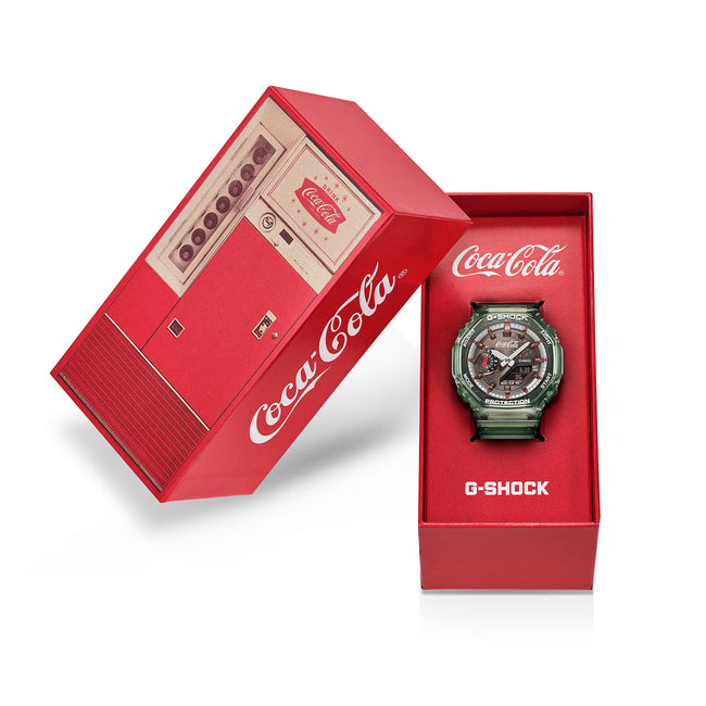 G-Shock Coca-Cola® GA2100CC-3A Watch - Clear