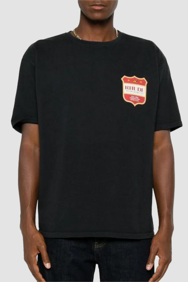 Rhude Filtaro Crest Tee - Vintage Black