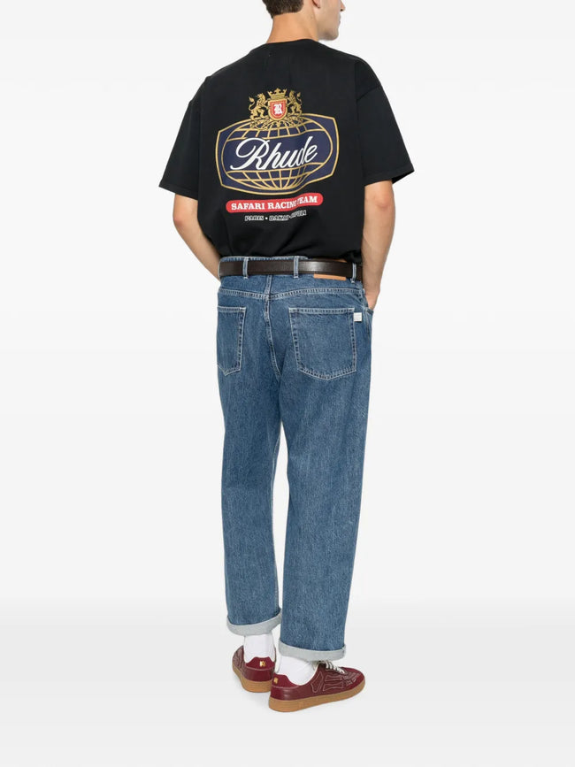 Rhude RH Safari Crest Tee - Vintage Black
