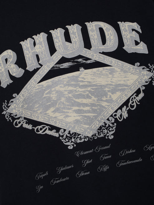 Rhude Dakar Convoy Tee - Vintage Black