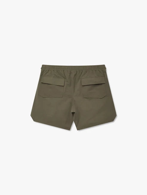 Rhude RH Logo Cotton Shorts - Taupe