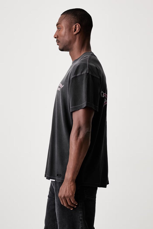 Represent Duality Tee - Washed Black