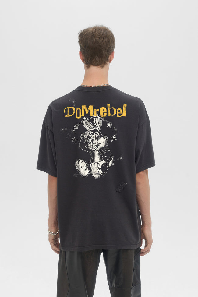 DOMREBEL Decisions Crystals Tee - Black