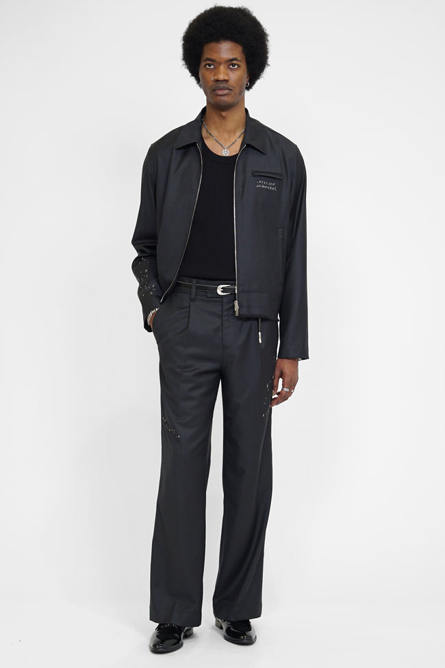 DOMREBEL Backstage Wool Jacket - Grey