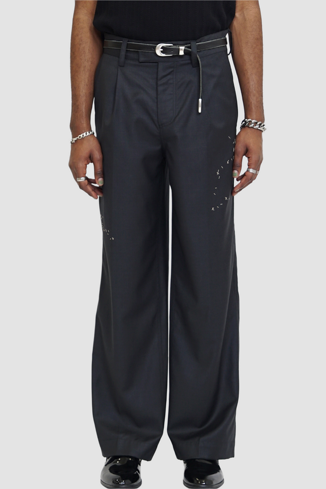 DOMREBEL Bully Wool Pants - Grey