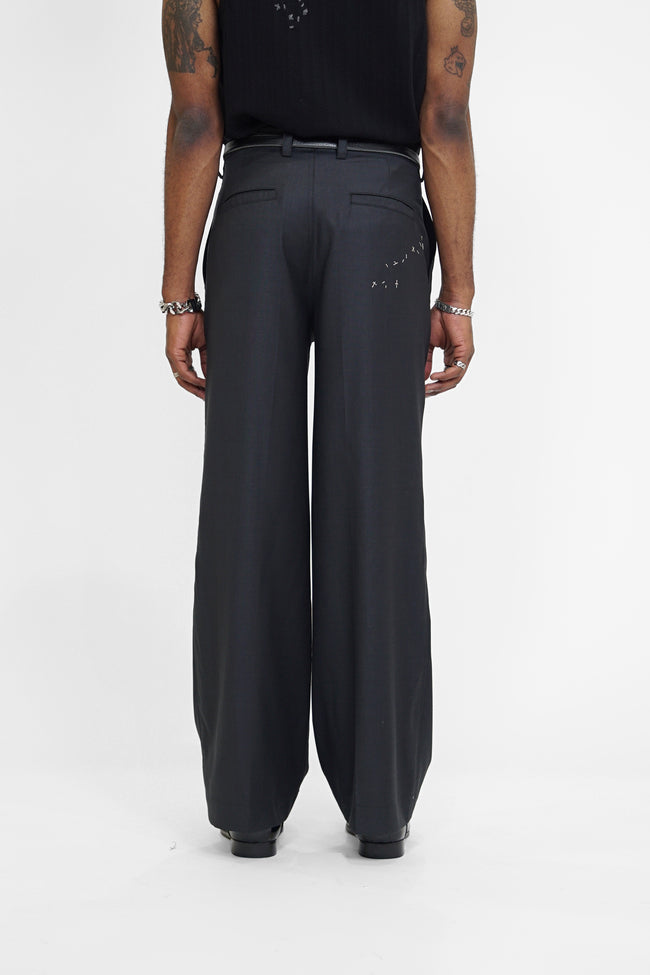 DOMREBEL Bully Wool Pants - Grey