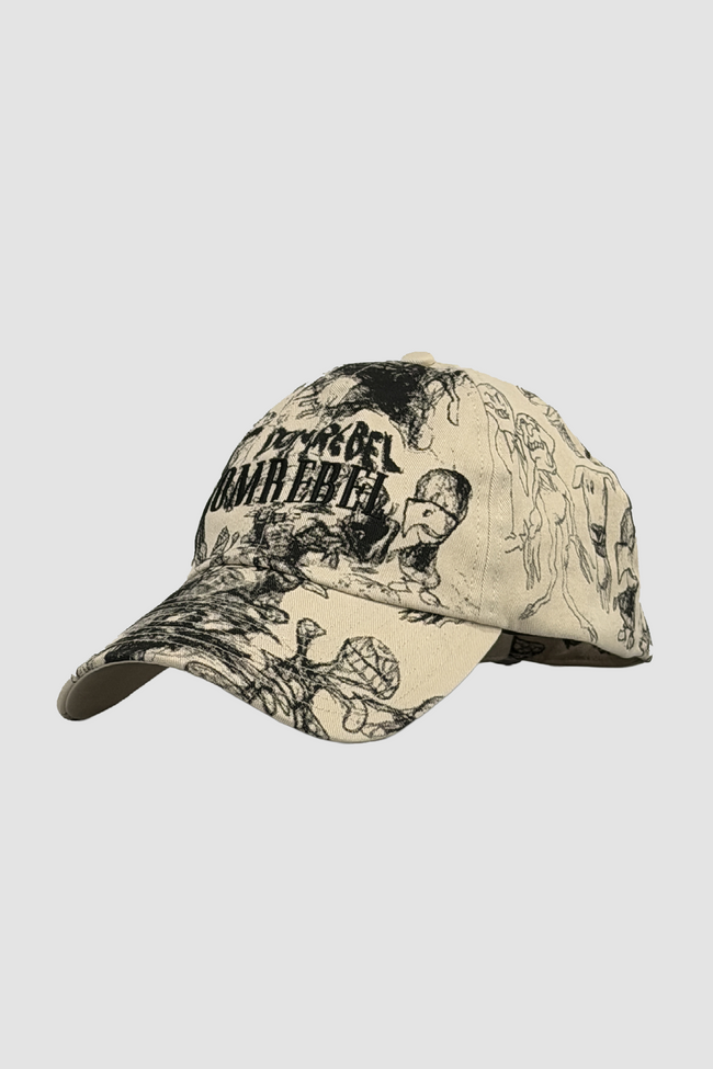 DOMREBEL Drawing Hat - Bone