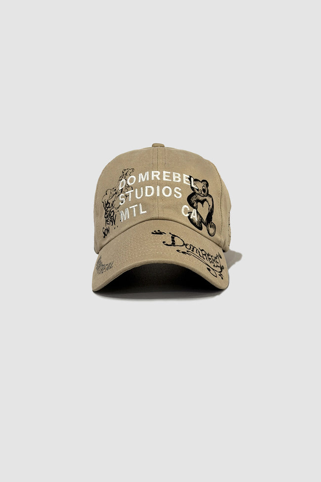 DOMREBEL Teddy Hat - Sand