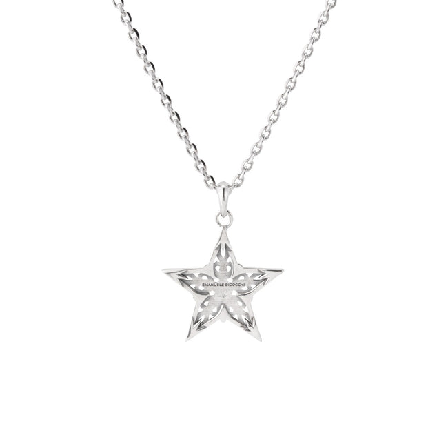 Emanuele Bicocchi Stella Notre Dame Necklace - Silver