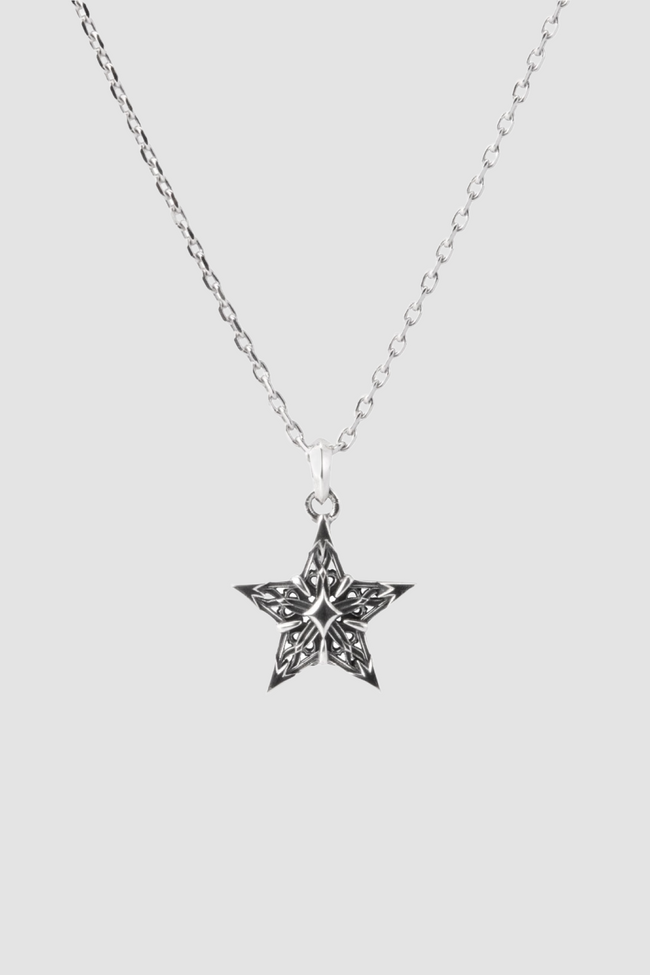 Emanuele Bicocchi Stella Notre Dame Necklace - Silver