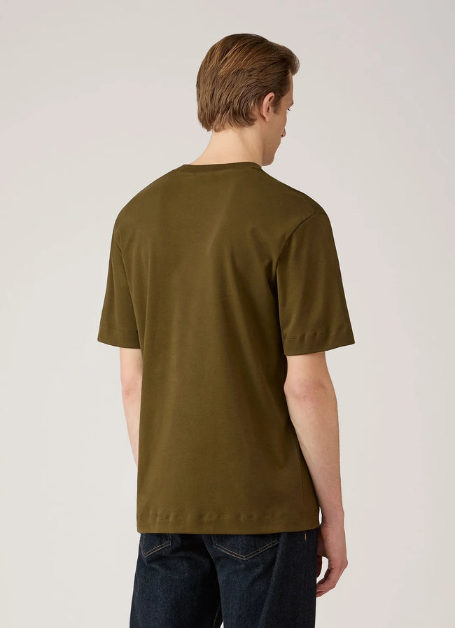 Sunspel Relaxed Fit Heavyweight Tee - Loden Green