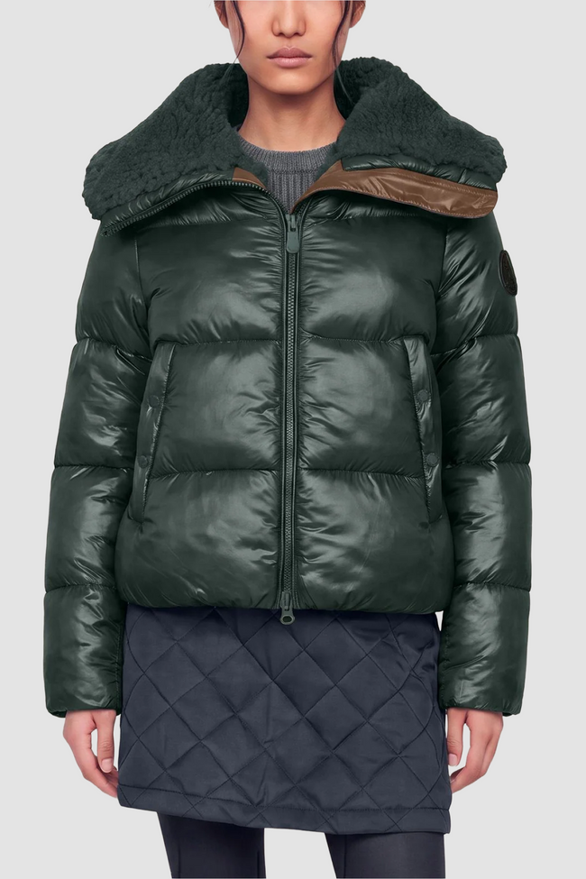 Save The Duck Womens Eco Jacket Moma - Green