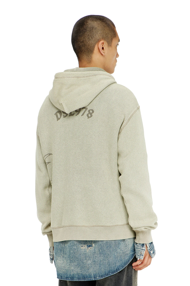DIESEL S-Norm-Hood-AA1 Hoodie - Beige