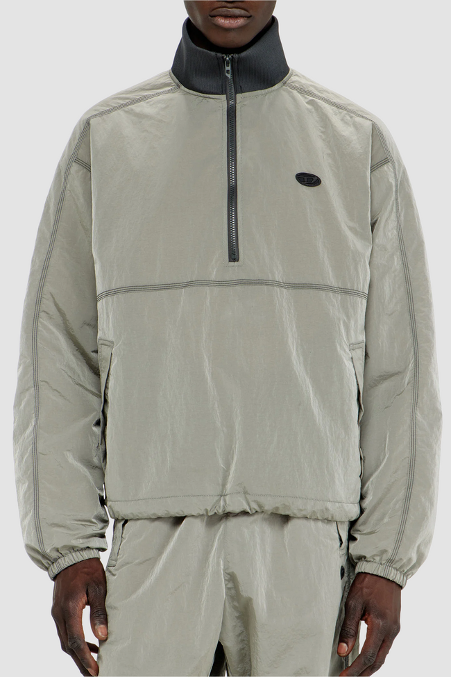 DIESEL J-Anok Nylon Jacket - Light Grey