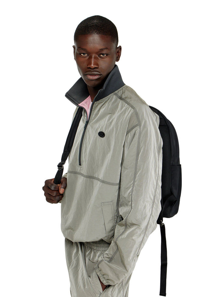 DIESEL J-Anok Nylon Jacket - Light Grey