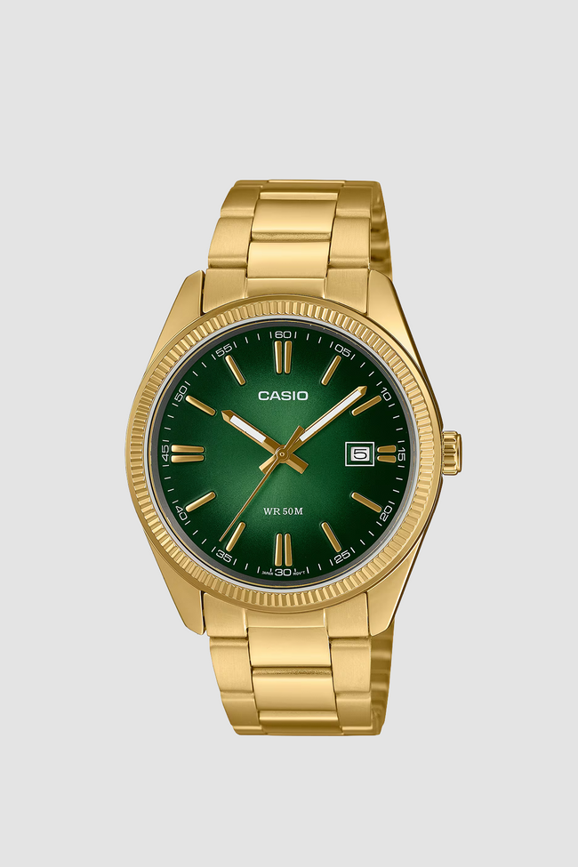 Casio MTP1302PGC-3AV Watch - Gold