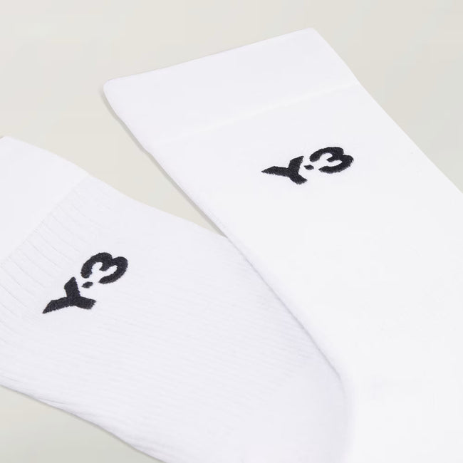 Y-3 Classic Crew Socks – White