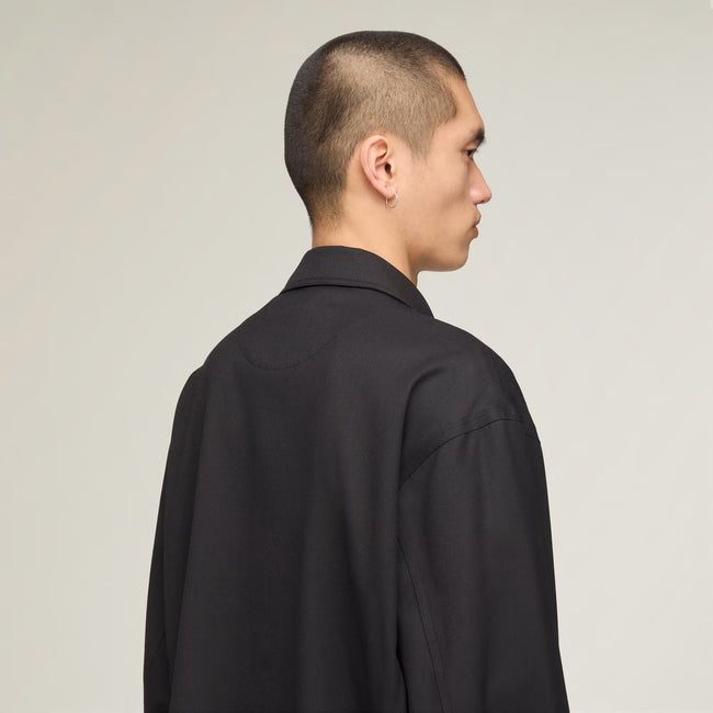 Y-3 Wool Tailored Blouson Jacket - Black