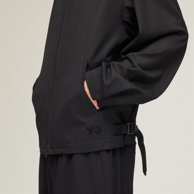 Y-3 Wool Tailored Blouson Jacket - Black
