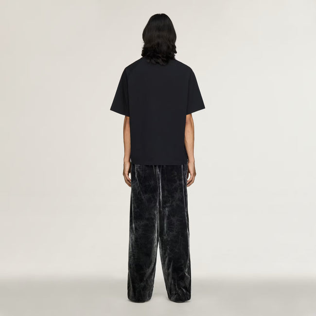 Y-3 Marbled Tapered Nylon Pants - Black