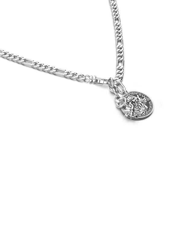 Stolen Girlfriends Club F*ck Off Sovereign Necklace - Silver