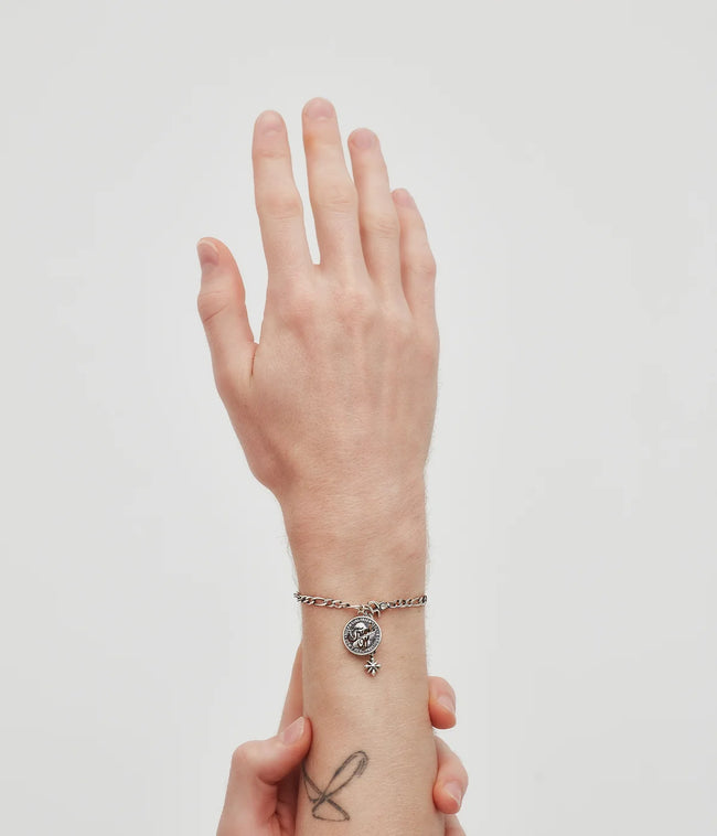 Stolen Girlfriends Club F*ck Off Sovereign Bracelet - Silver