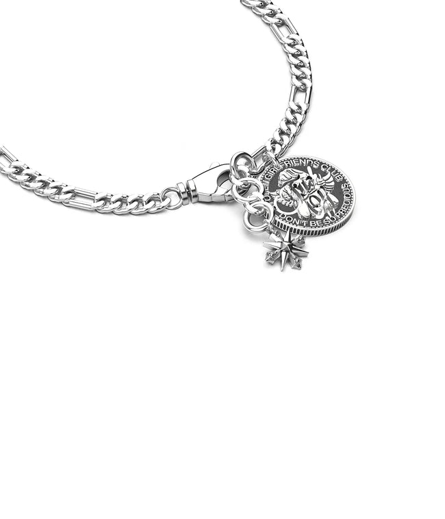 Stolen Girlfriends Club F*ck Off Sovereign Bracelet - Silver
