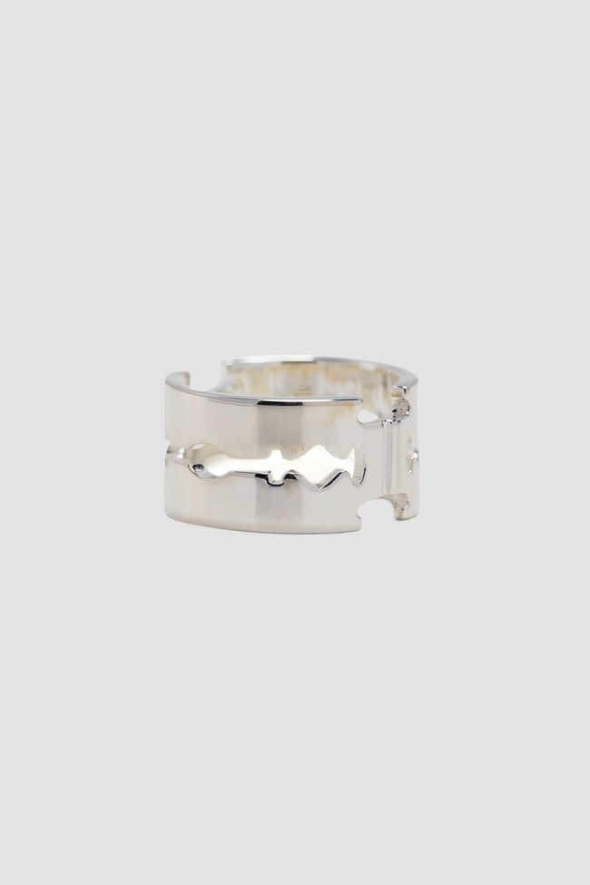 Stolen Girlfriends Club Double Blade Ring - Silver