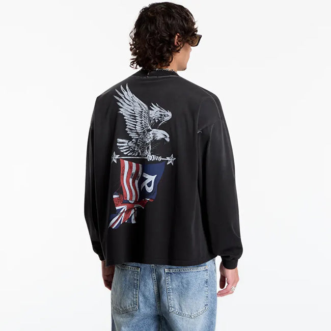 Represent Eagle LS Tee - Black
