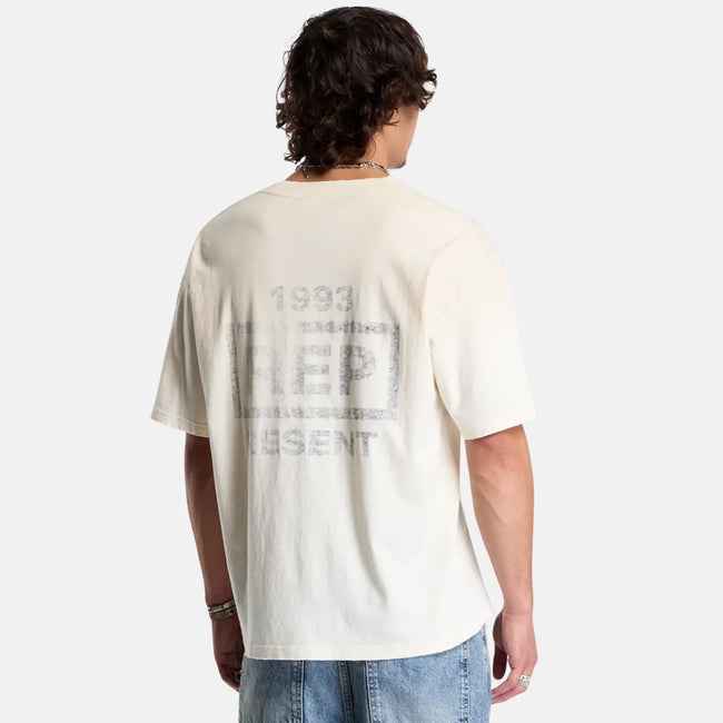 Represent Reverse Resent Tee - Flat White