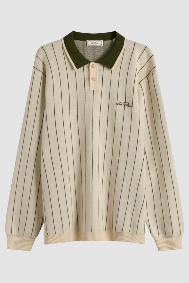 Les Deux Signature Knit Polo - Ivory