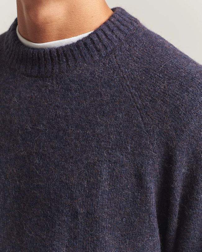 Les Deux Soft Roundneck Sweater - Navy