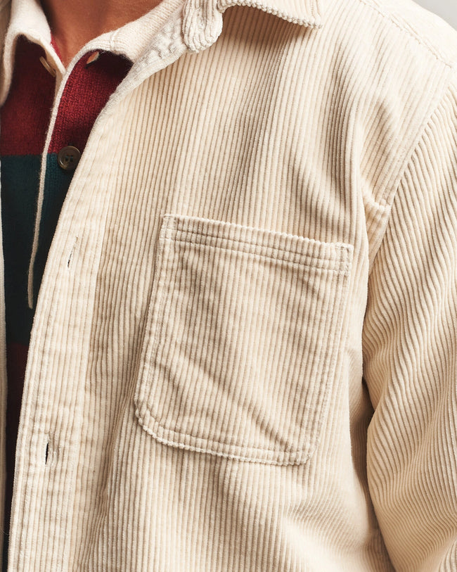 Les Deux Corduroy Overshirt - Ivory