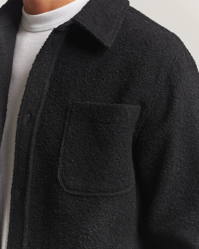 Les Deux Boucle Overshirt - Black
