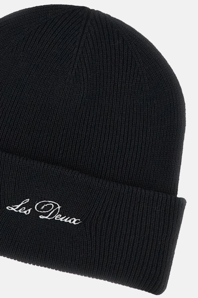 Les Deux Signature Beanie - Black