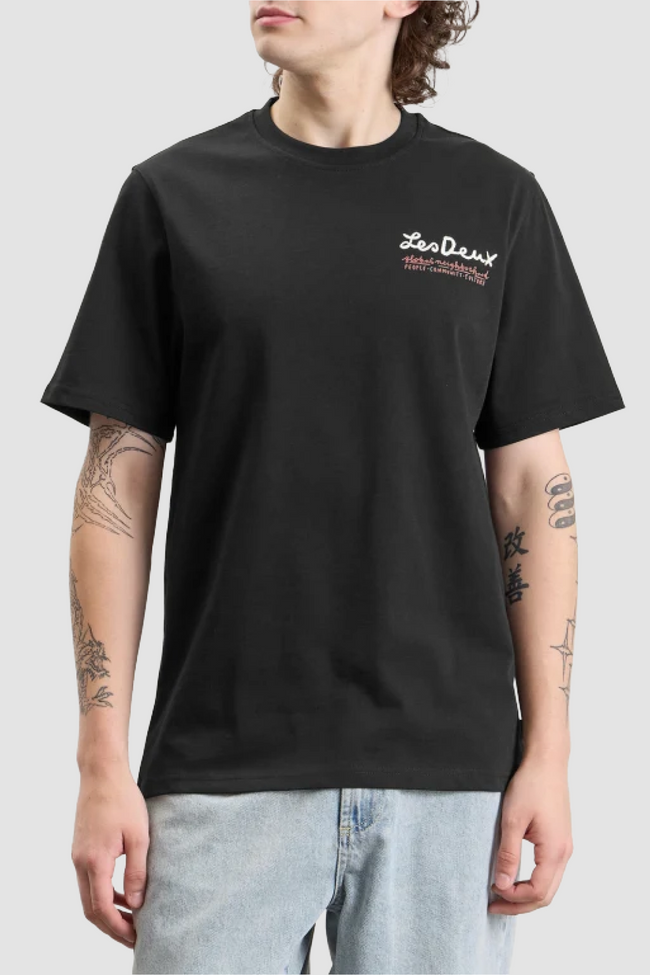 Les Deux Rural T-Shirt - Black