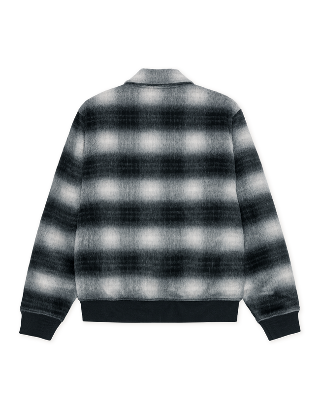Les Deux Shadowcheck Varsity Jacket - Black