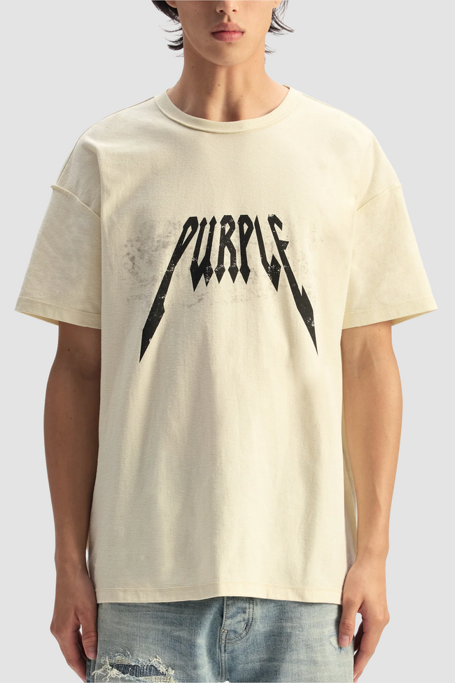 Purple Brand P101-TCSP Textured Tee - White