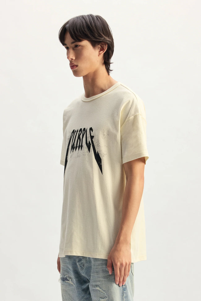 Purple Brand P101-TCSP Textured Tee - White