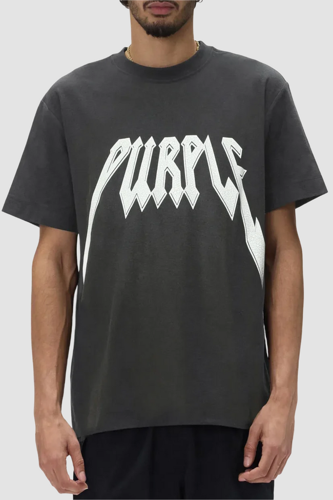 Purple Brand P104-TXBC Textured Tee - Black