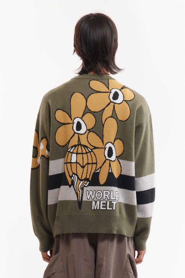 P.A.M World Melt Knit Crewneck Sweater - Multi