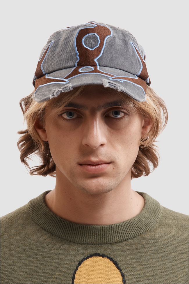 P.A.M Outline Logo Cap - Black