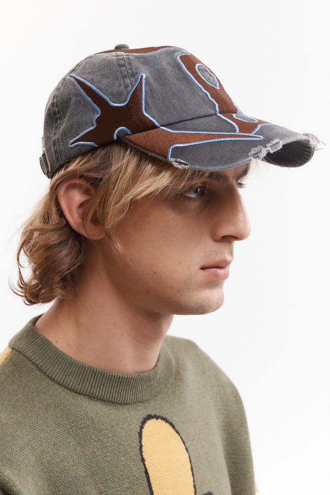 P.A.M Outline Logo Cap - Black