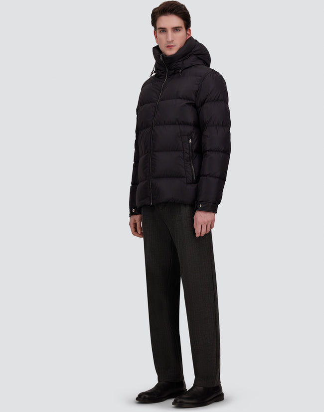 Herno Mens Down Jacket Polar Tech Recycle - Absolute Black