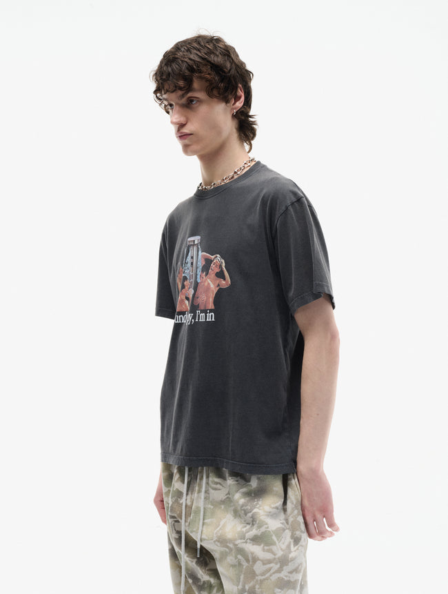 Carne Bollente Sounds Gay I'm In Tee - Black