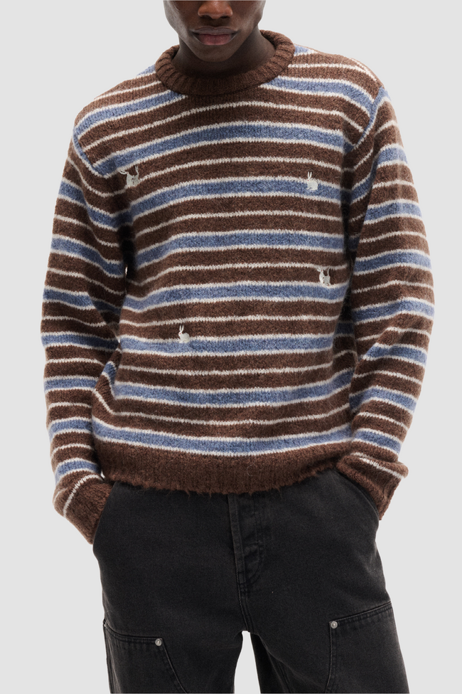 Carne Bollente Bunny Crossings Sweater - Brown