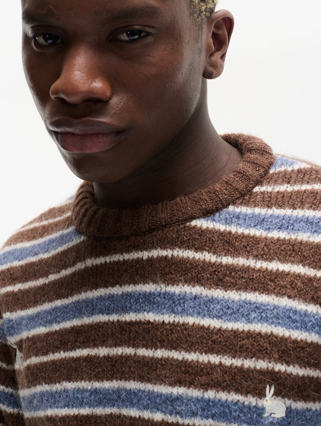 Carne Bollente Bunny Crossings Sweater - Brown